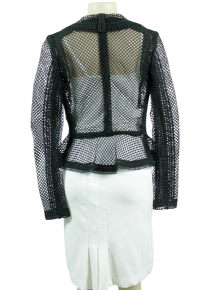 ELIE SAAB Macrame Tuxedo Jacket w/ Tags - eKlozet Luxury Consignment