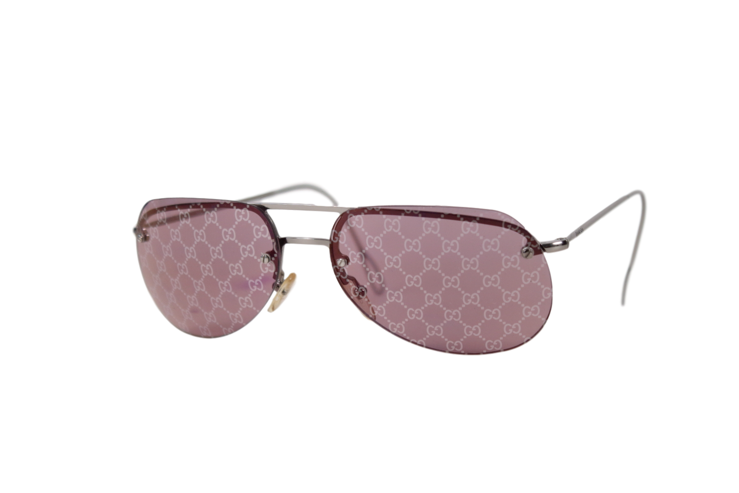 Vintage Gucci 'GG' Monogram Lens Sunglasses - eKlozet Luxury Consignment