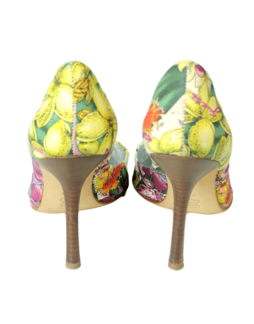 Guess by Marciano Floral Pumps  Back- eKlozet Luxury Consignment