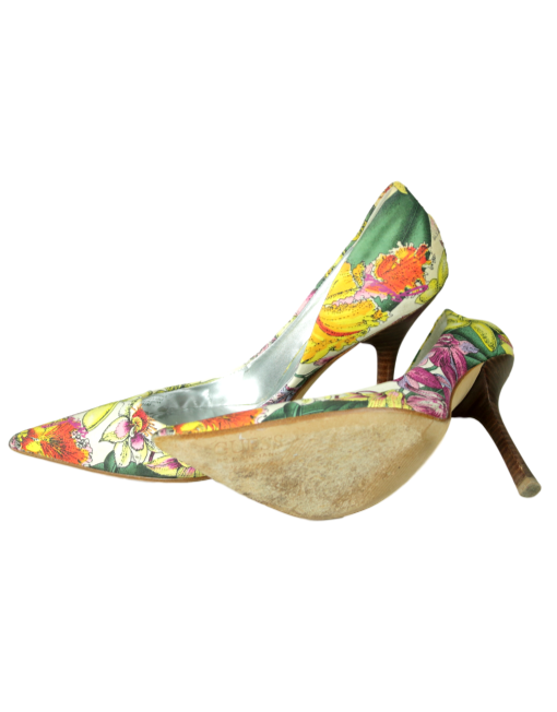 Guess by Marciano Floral Pumps  Soles- eKlozet Luxury Consignment
