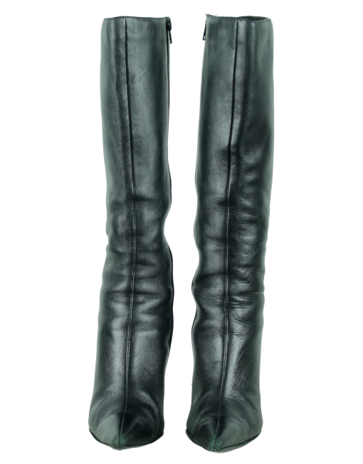 COLIN STUART Leather Knee Length Boots - eKlozet Luxury Consignment