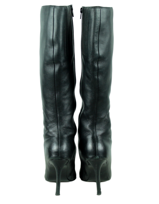 COLIN STUART Leather Knee Length Boots - eKlozet Luxury Consignment