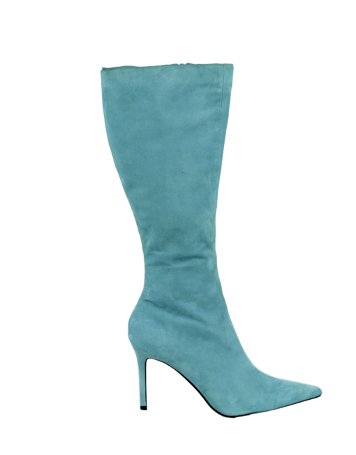 COLIN STUART Knee-Length Suede Boots - eKlozet Luxury Consignment