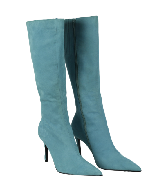 COLIN STUART Knee-Length Suede Boots - eKlozet Luxury Consignment