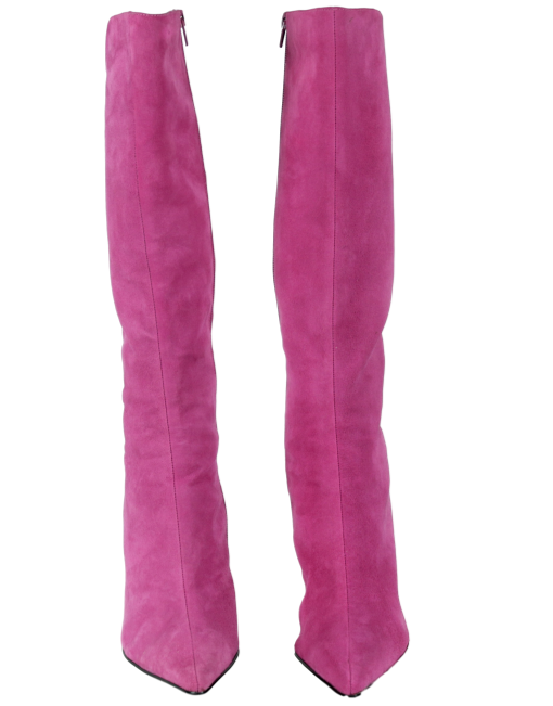 Colin Stuart Suede Knee Length Boots - eKlozet Luxury Consignment