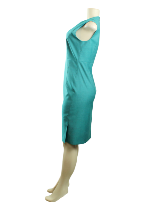 BOSS BY HUGO BOSS Virgin Wool Knee-Length Dress w/ Tags Side - eKlozet Luxury Consignment