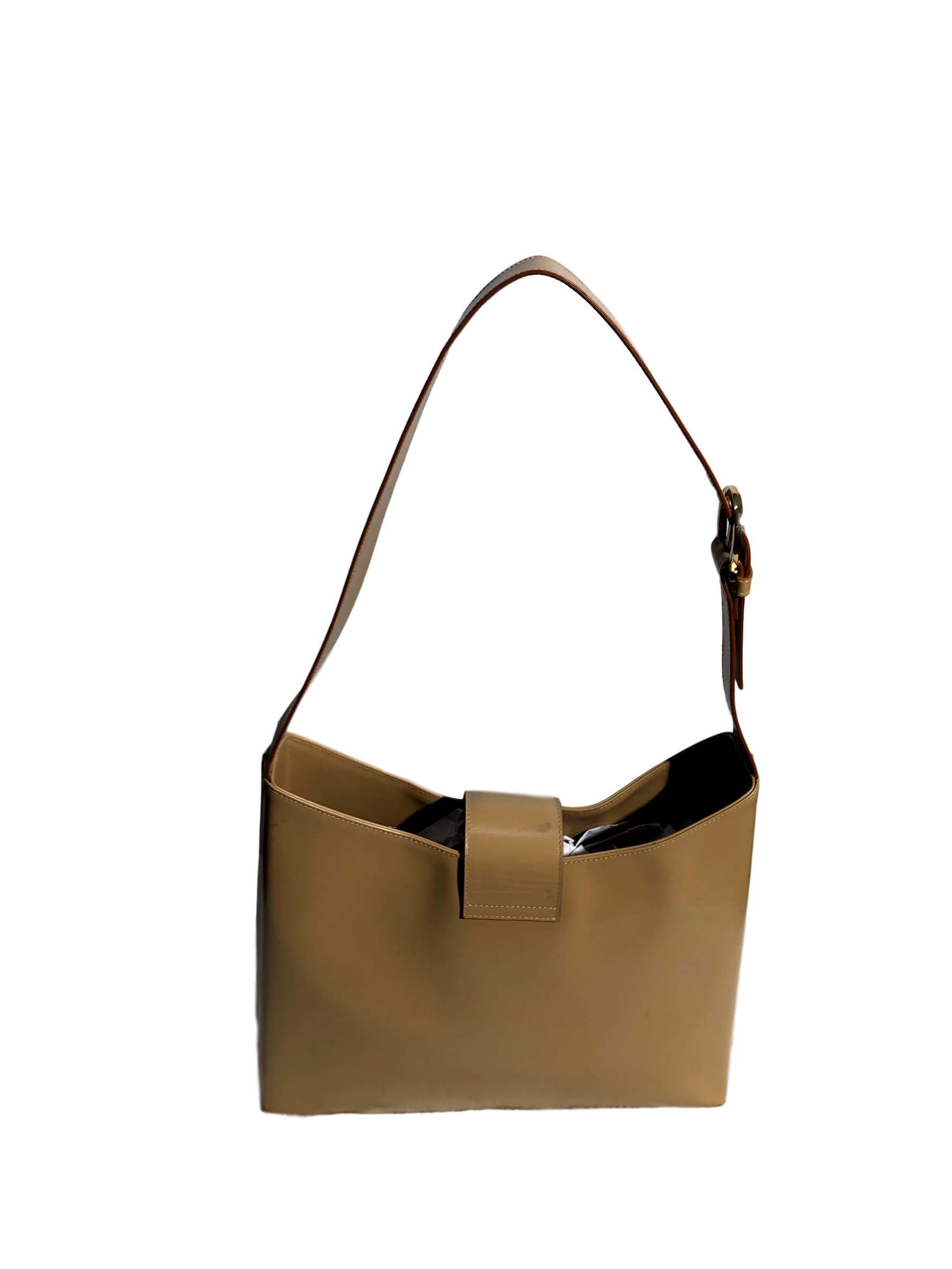 Ferragamo // Black Patent Leather & Silver-Tone Gancini Lock Bag – VSP  Consignment
