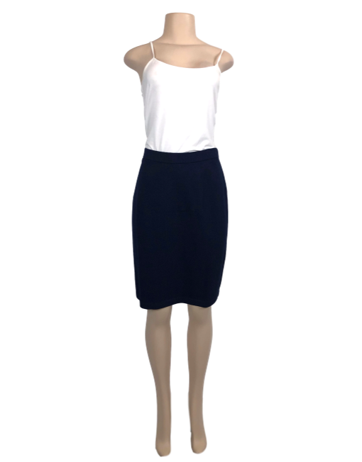 St. John Basics Wool Knee-Length Skirt w/ Tags - eKlozet Luxury Consignment