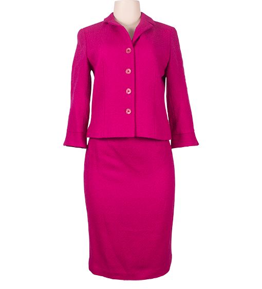 RICKIE FREEMAN FOR TERI JON WOOL PENCIL SKIRT SUIT - eKlozet Luxury Consignment