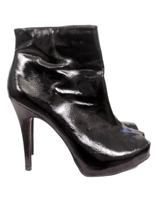 CARLOS BY CARLOS SANTANA Patent Leather Ankle Boots - eKlozet Luxury Consignment