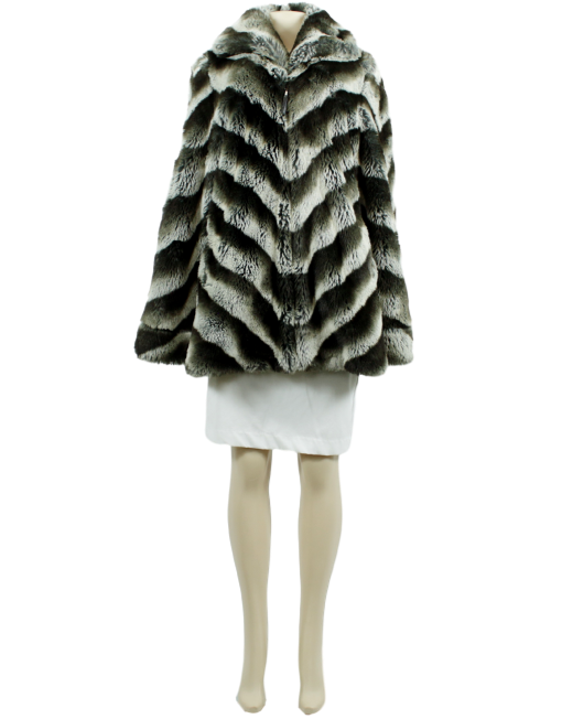 PAMELA McCOY Faux Fur Coat - eKlozet Luxury Consignment