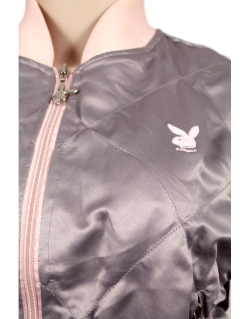 PLAYBOY QUILTED BOMBER JACKET - eKlozet Luxury Consignment