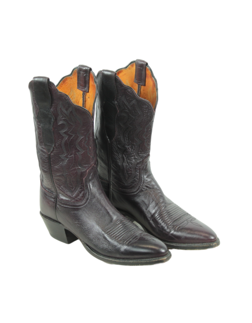 LUCCHESE Mid Calf Cowboy Boots - eKlozet Luxury Consignment
