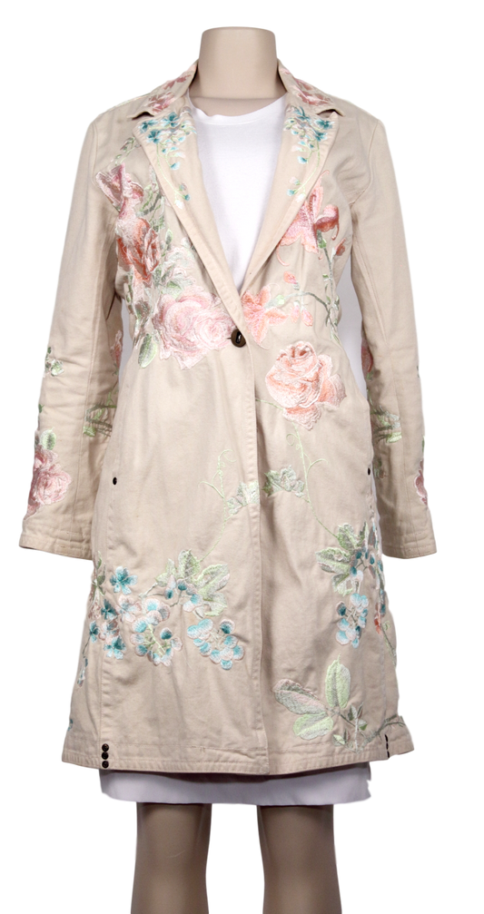 JOHNNY WAS BIYA EMBROIDERED COAT - eKlozet Luxury Consignment