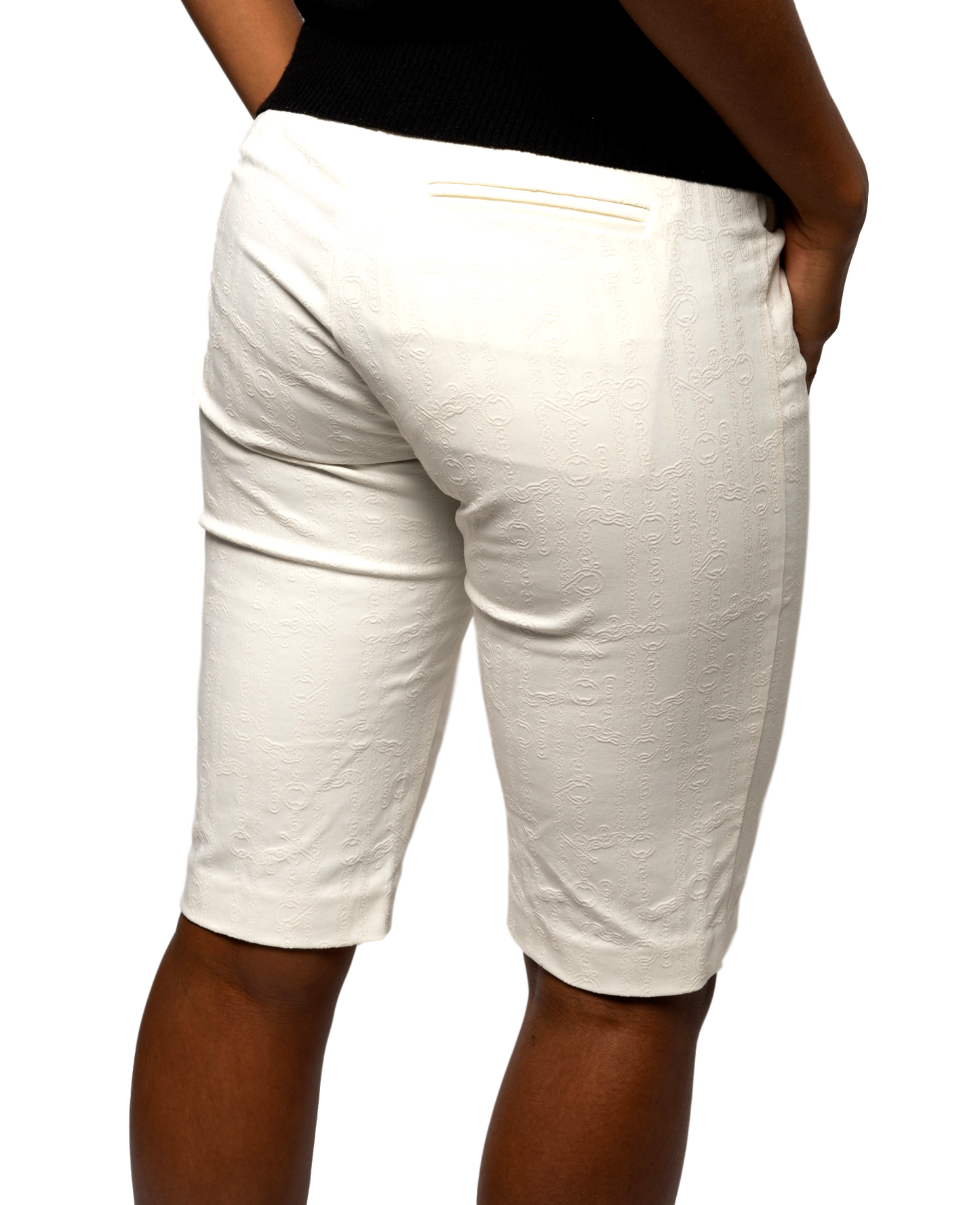 Embossed Long Shorts - eKlozet Luxury Consignment