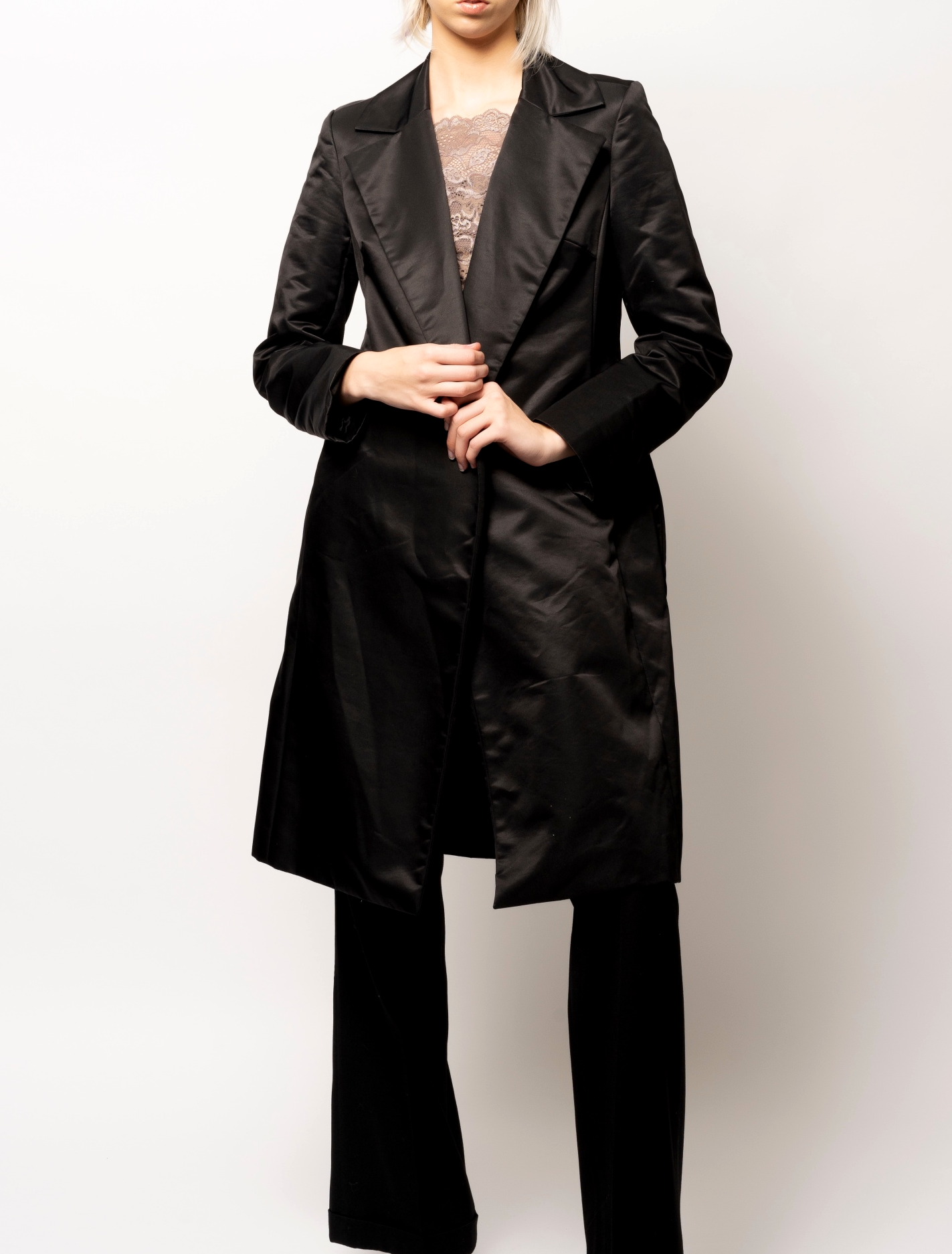 BANANA REPUBLIC SATIN COAT - eKlozet Luxury Consignment