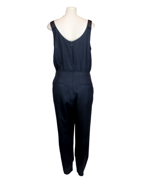 Rag & Bone Sccop Neck Jumpsuit Back - eKlozet Luxury Consignment