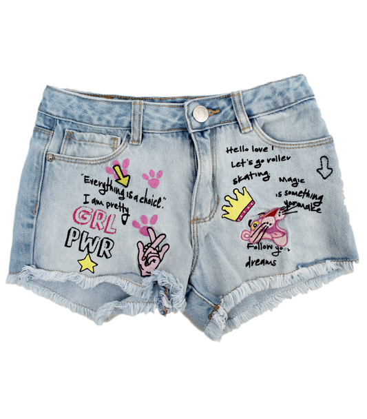 Zara Girls' Five Pocket Denim Shorts - eKlozet Luxury Consignment