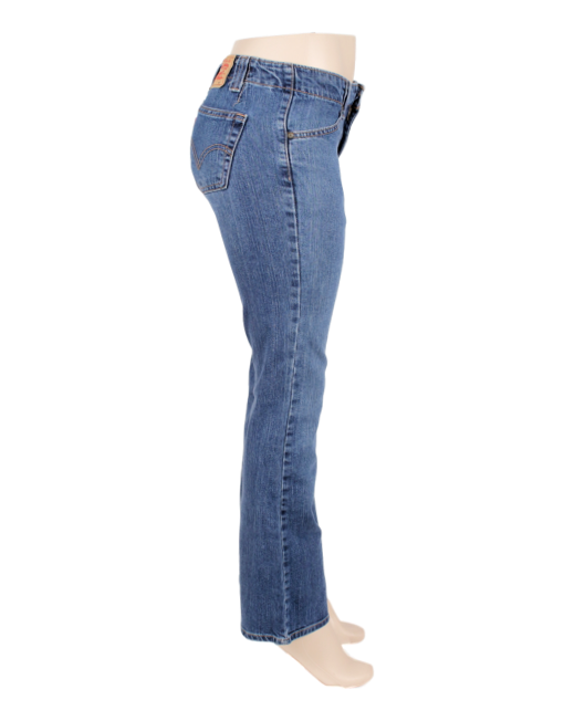 LEVI STRAUSS 525 Nouveau Bootcut Stretch Jeans Side