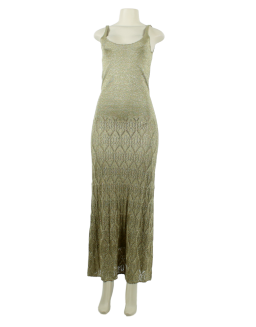 Spiegel Metallic Long Dress - eKlozet Luxury Consignment