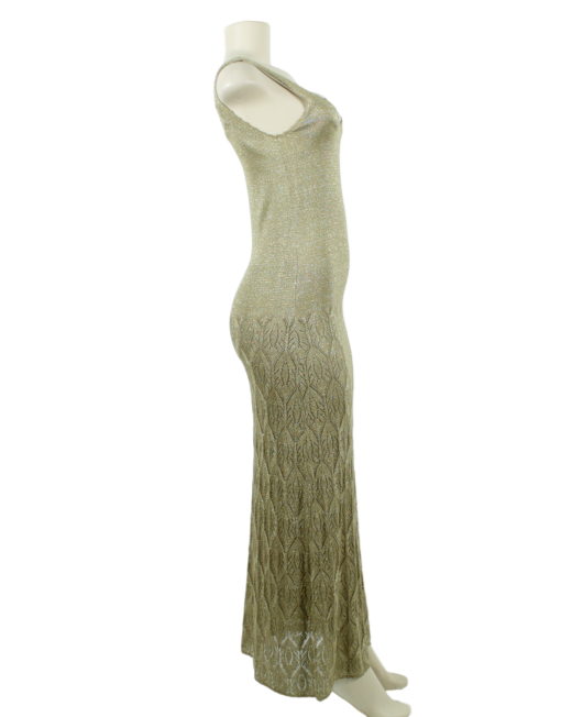 Spiegel Metallic Long Dress - eKlozet Luxury Consignment