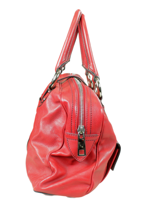MARC JACOBS Venetia Leather Handle Bag Side - eKlozet Luxury Consignment