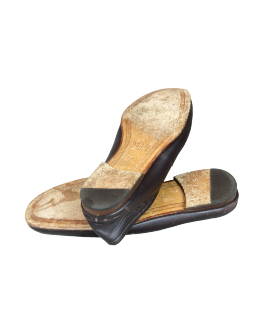 GUCCI Horsebit Accent Leather Dress Loafers Soles | eKlozet Designer Consignment