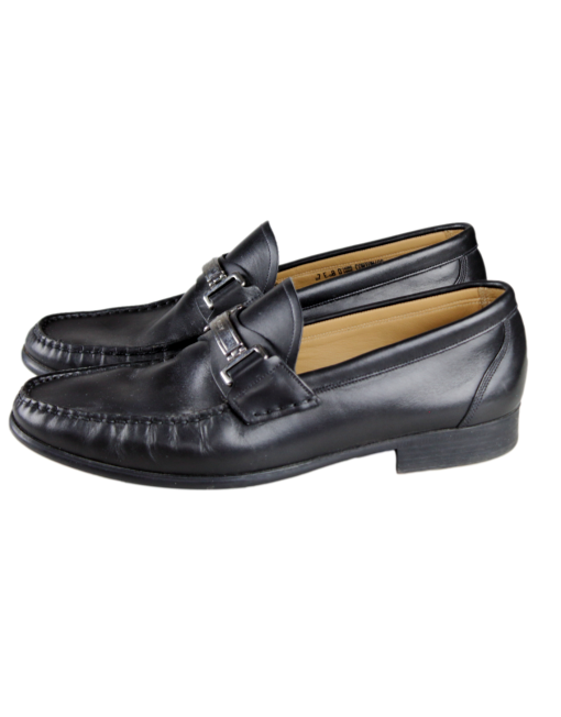 BALLY Leather Loafers Side | eKlozet Designer Consignment
