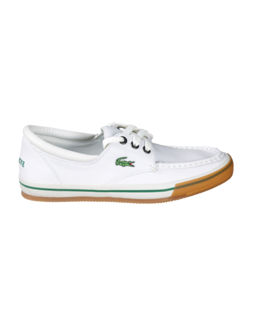 LACOSTE Shakespeare Leather Sneakers w/ Tags Front  | eKlozet Designer Consignment