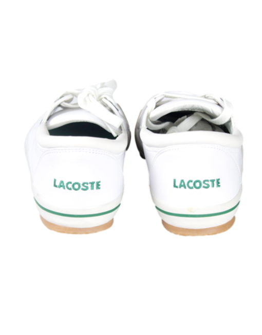 LACOSTE Shakespeare Leather Sneakers w/ Tags Back  | eKlozet Designer Consignment