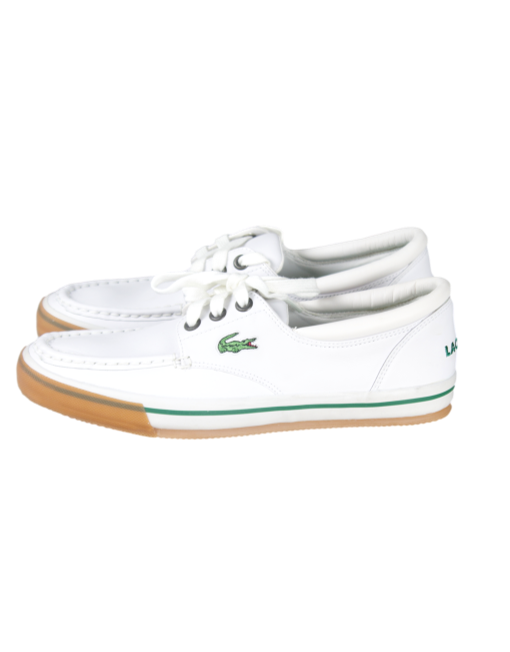 LACOSTE Shakespeare Leather Sneakers w/ Tags Side  | eKlozet Designer Consignment