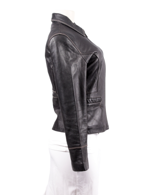 REACTION KENNETH COLE Leather Jacket - eKlozet Luxury Consignment