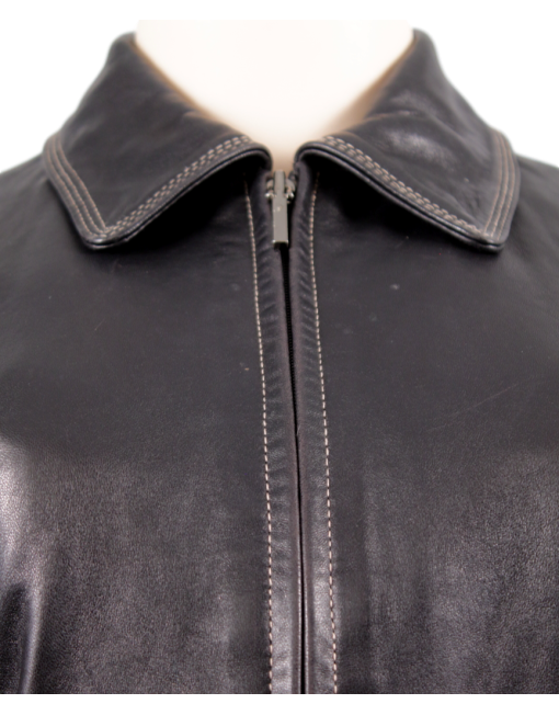 REACTION KENNETH COLE Leather Jacket - eKlozet Luxury Consignment