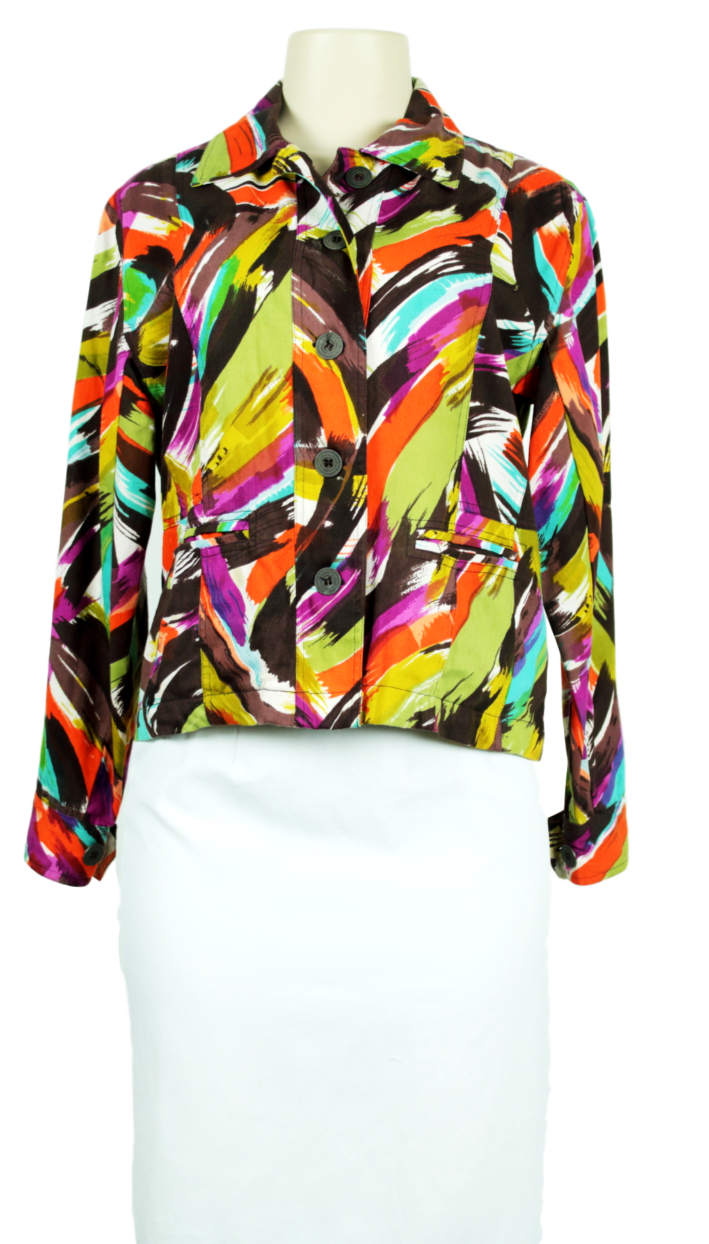 Life Style Abstract Jacket - eKlozet Luxury Consignment