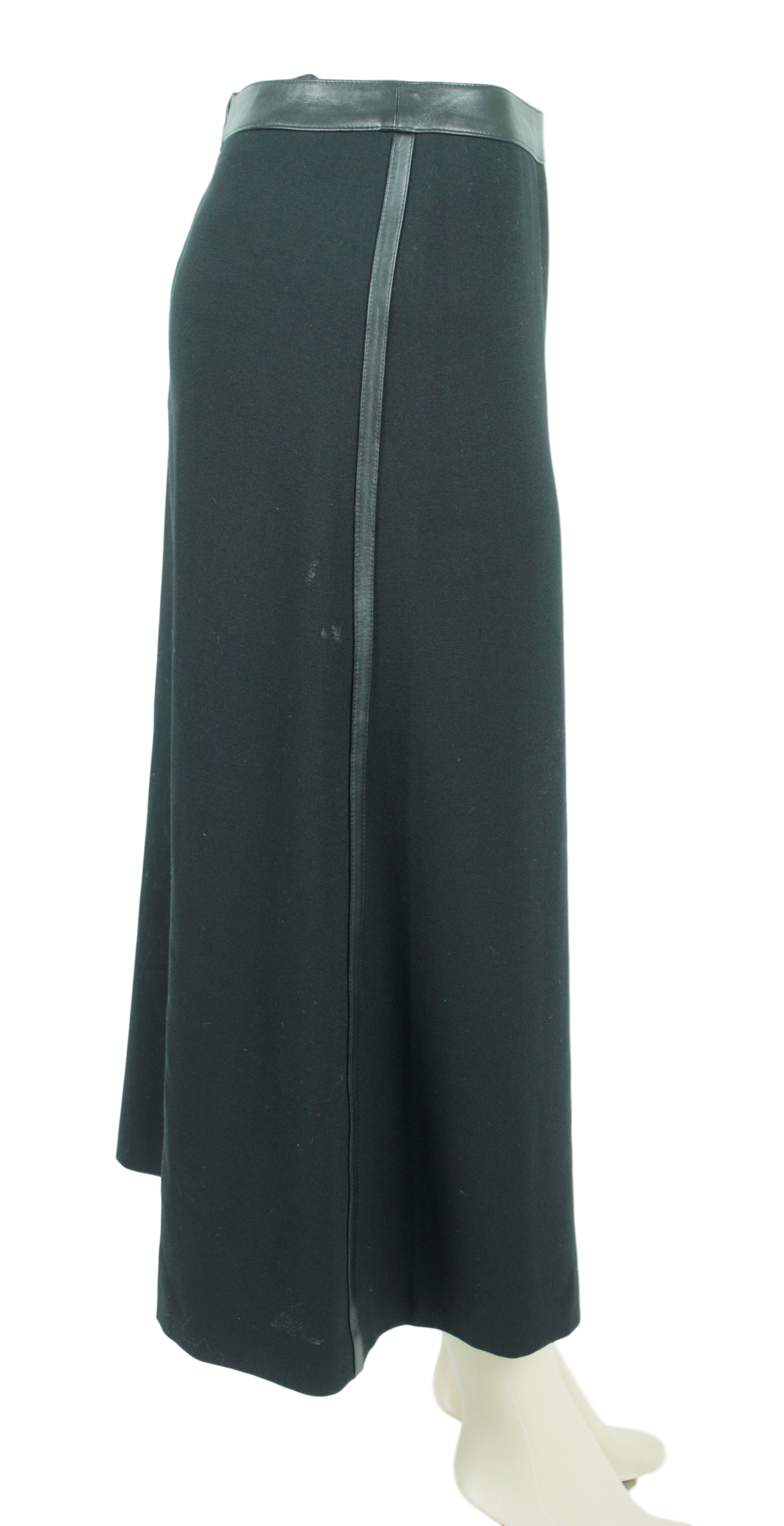 Linda Allard Ellen Tracy Maxi Wool Skirt - eKlozet Luxury Consignment