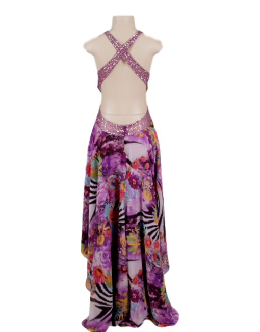 Dana Mathers Leticia Floral Zebra Pattern Dress - eKlozet Luxury Consignment