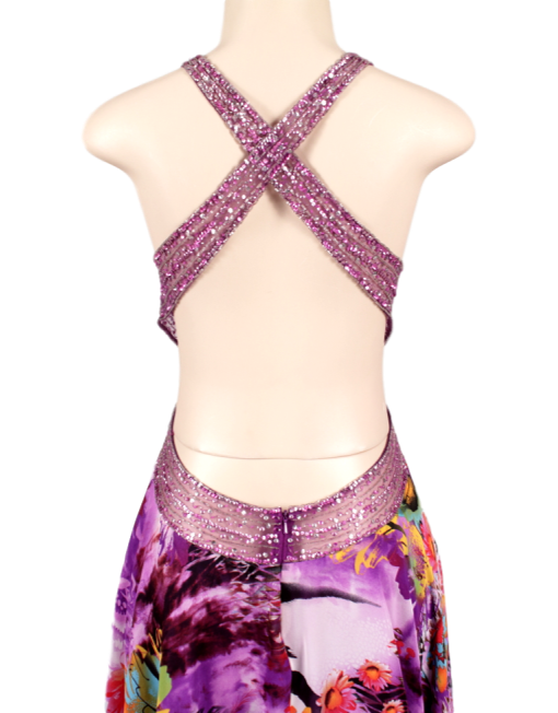 Dana Mathers Leticia Floral Zebra Pattern Dress - eKlozet Luxury Consignment
