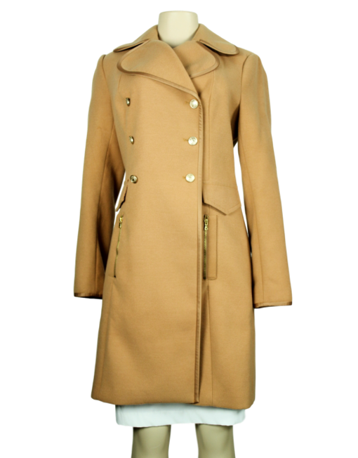 G.I.L.I. Knee-Length Peacoat Front - eKlozet Luxury Consignment Boutique