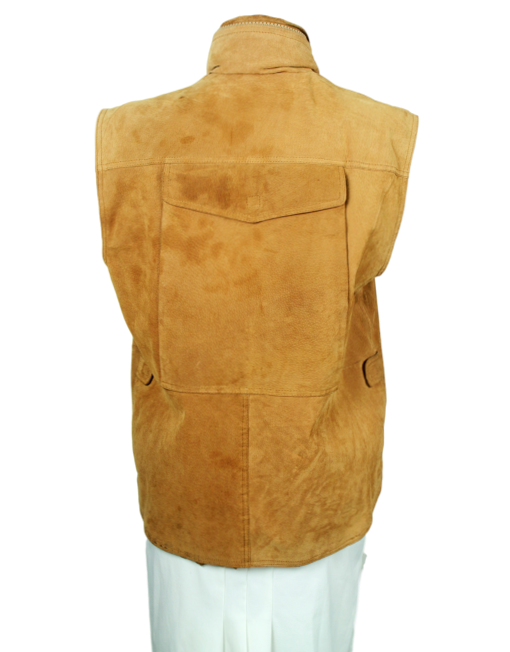 Caramel Suede Vest Back - eKlozet Luxury Consignment Boutique