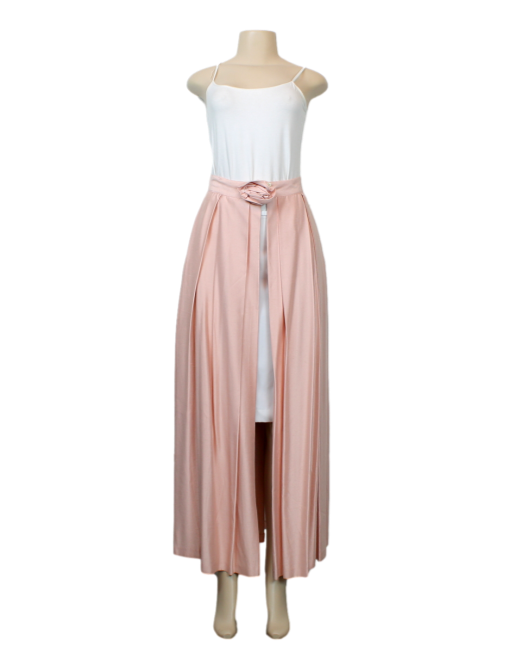 JESSICA MCCLINTOCK Open Front Maxi Skirt