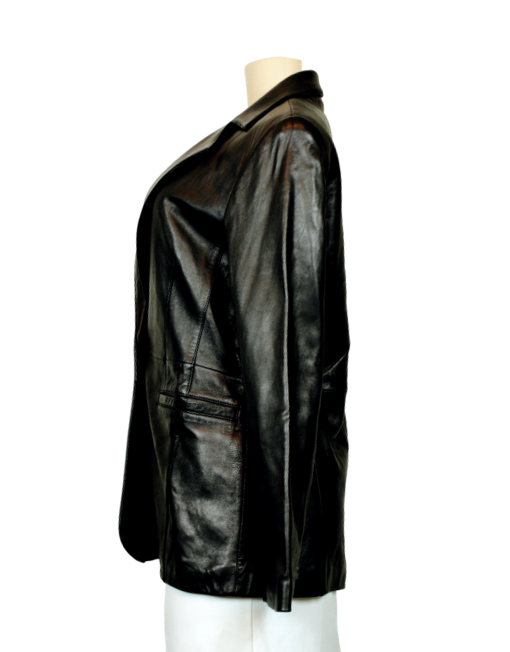 Pasha & Jo Leather Jacket Side
