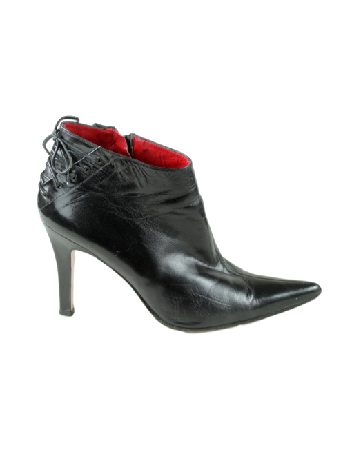 MICHAEL SHANNON Leather Ankle Boots