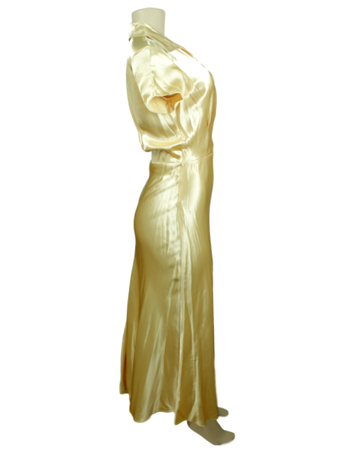 Vintage RALPH LAUREN Silk Midi Fit & Flare Dress