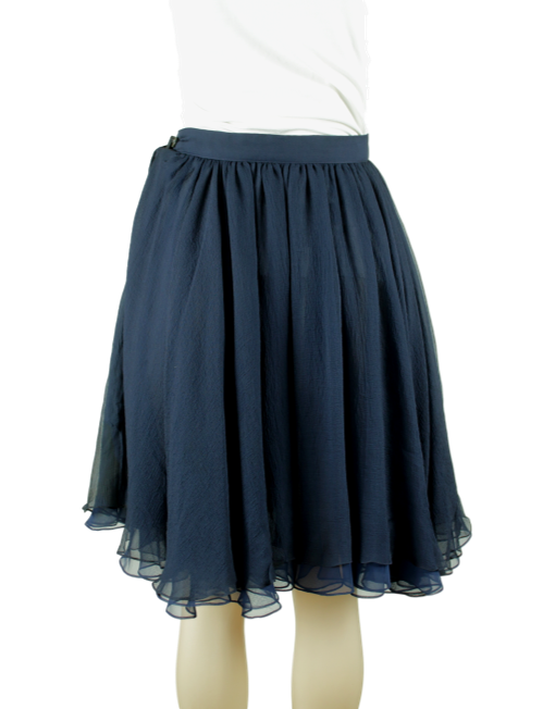 RALPH LAUREN PURPLE LABEL Sheer A-Line Skirt