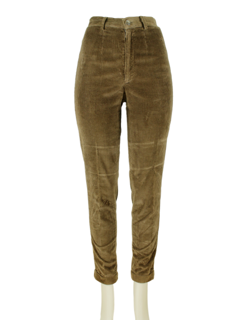 RALPH LAUREN Corduroy Pantsuit Pants Front - eKlozet Luxury Consignment Boutique