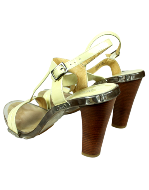 Michael Kors Patent Sandals Side - eKlzoet Luxury Consignment