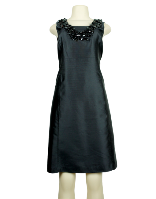 TORY BURCH Silk Knee-Length Dress Front - eKlozet Luxury Consignment