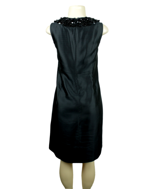 TORY BURCH Silk Knee-Length Dress Back - eKlozet Luxury Consignment
