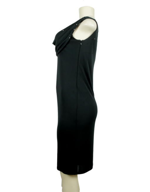 CLASS ROBERTO CAVALLI Cowl Neck Knee-Length Dress Side - eKlozet Luxury Consignment