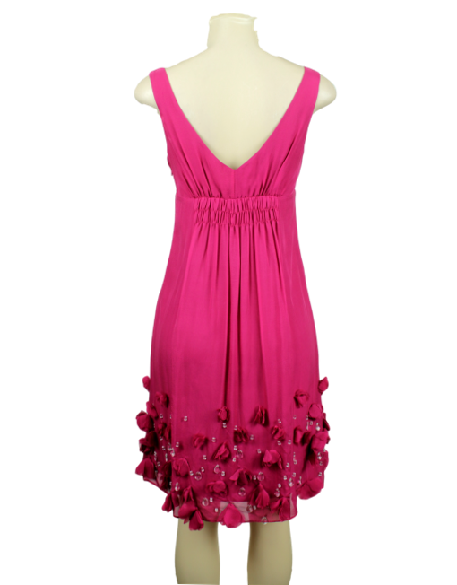 REBECCA TAYLOR Silk Mini Dress w/ Tags Back - eKlozet Luxury Consignment